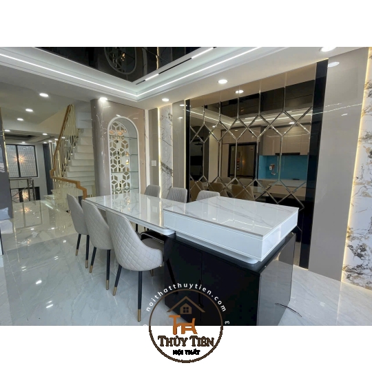 Bàn ăn kết hợp bàn đảo