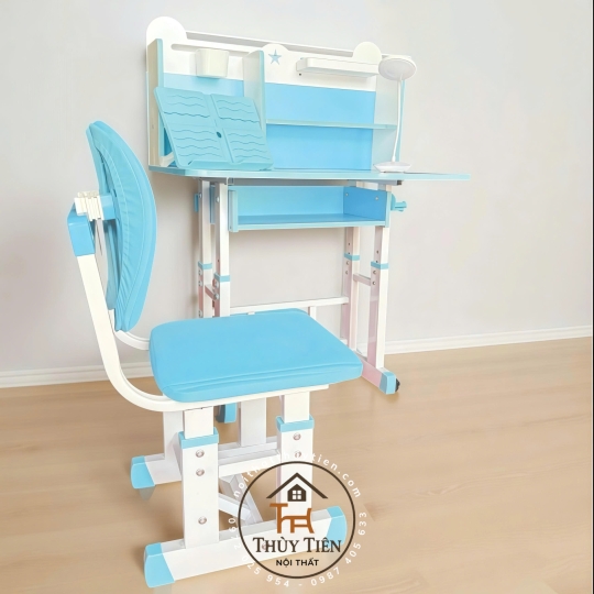 Bộ bàn học (bàn + ghế) cho bé (có thể nâng hạ chiều cao)