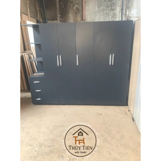 Mẫu tủ quần áo MDF lõi xanh toàn bộ chống ẩm giá tận xưởng