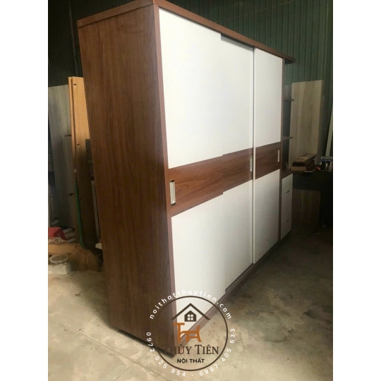 Mẫu tủ quần áo MDF lõi xanh toàn bộ chống ẩm giá tận xưởng