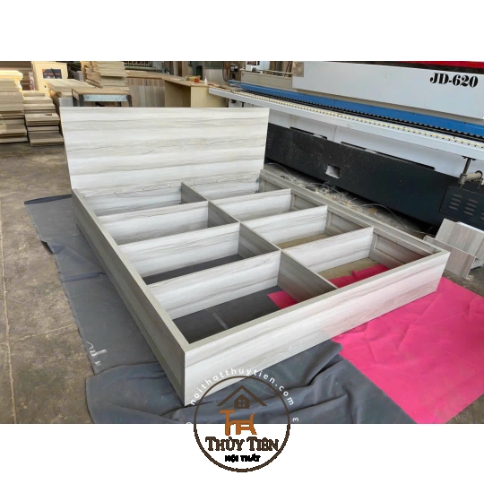 Giường ngủ gỗ mdf lõi xanh chống ẩm giá tận xưởng