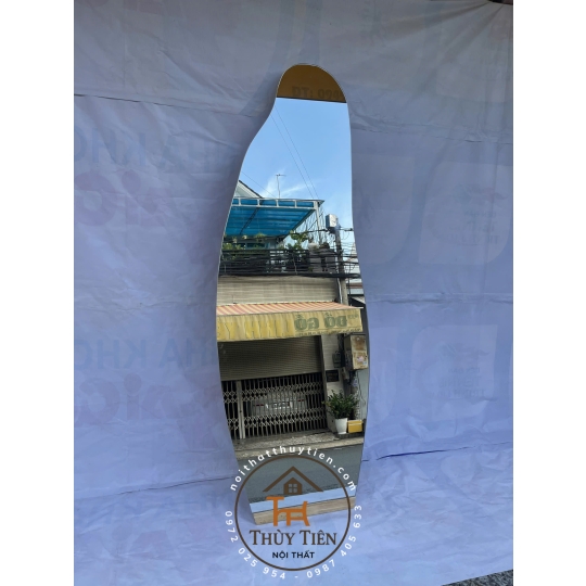 Gương toàn thân gương đứng gương treo tường gỗ thông- 002