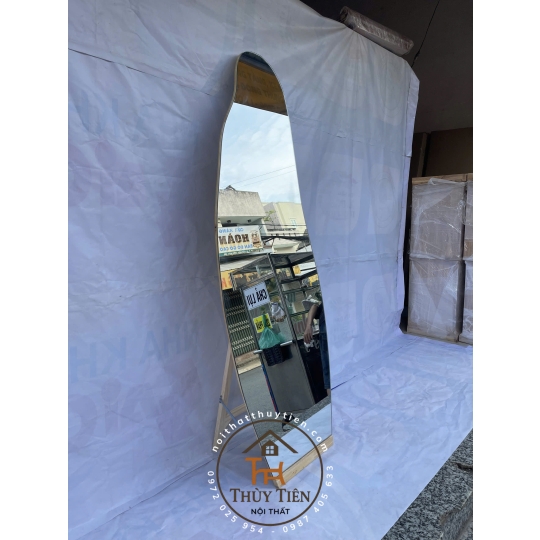 Gương toàn thân gương đứng gương treo tường gỗ thông- 002
