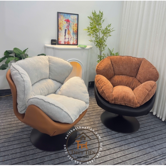Ghế thư giãn nhập khẩu xoay 360 độ