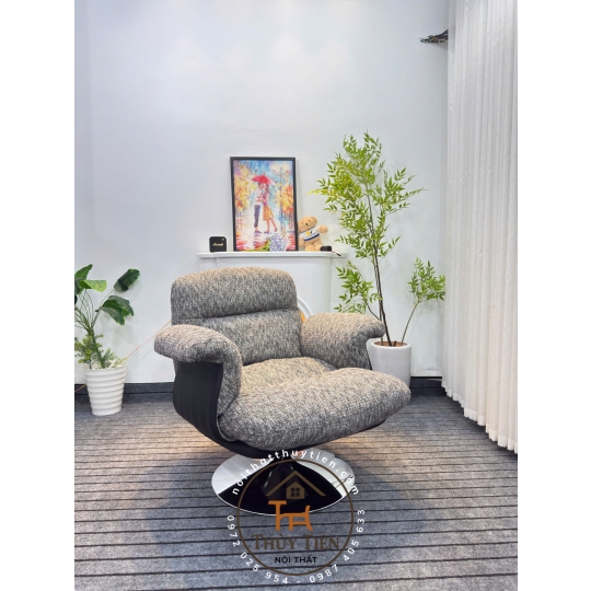 Ghế Bành Form Tròn – Ghế Ngồi Thư Giãn Decor Phòng Khách Sang Trọng