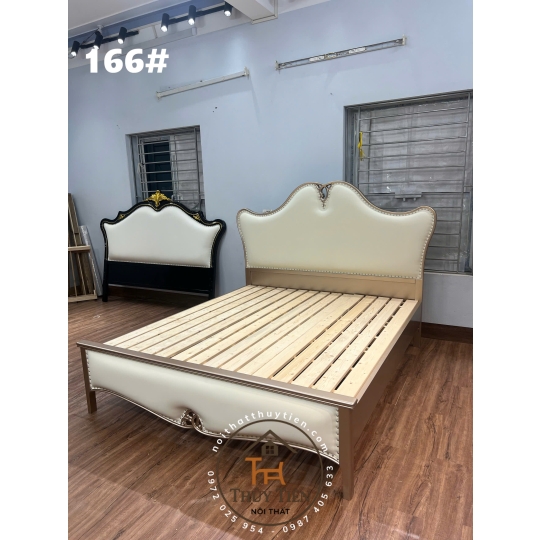 Giường NHẬP KHẨU bọc da cao cấp - Nhập nguyên kiện - Nội thất phòng ngủ đẳng cấp