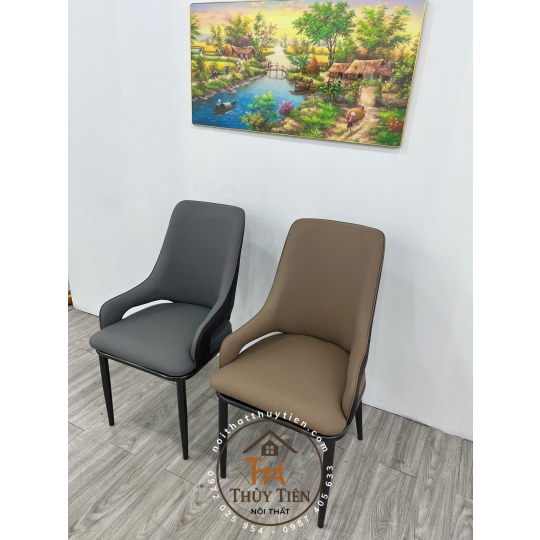 Ghế ăn Daisy nhập khẩu nguyên chiếc bọc da kiểu Ý