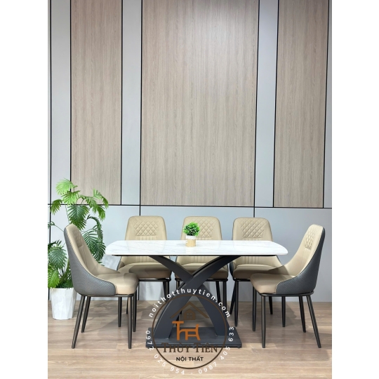 Bộ bàn ghế da chống mèo cào hàng vip 