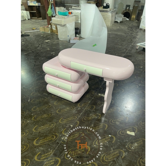 Tủ kệ decor hàng sơn 2k đẹp chuẩn nhé khách iu oi 🥰😍 Cốt xanh cốt nâu e có hết ạ 🤩