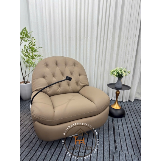 Ghế sofa xoay điều khiển tự động, kèm giá treo điện thoại