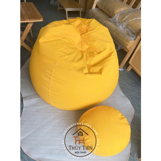 Ghế  sofa lười hạt xốp vỏ ghế chất liệu vải cao cấp nhiều màu sắc